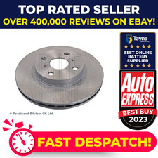 2x Brake Discs Pair Vented fits TOYOTA MR2 AW11 1.6 Front 84 to 90 258mm Set New