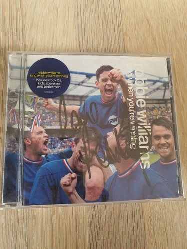 Signed robbie williams - robbie,