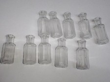 10 x Vintage Glass Apothecary