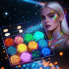 Face Glitter 12 Colour Glitter