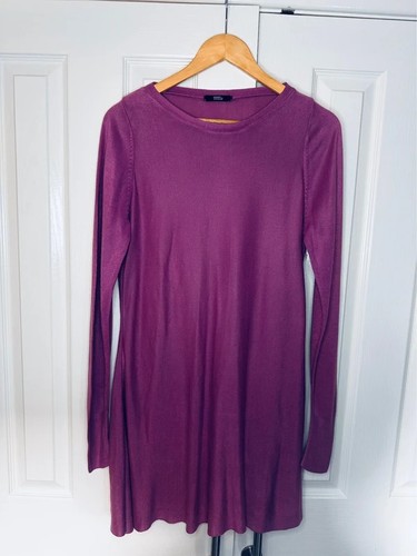 Purple long sleeve swing - m&s,