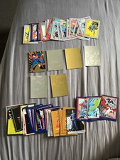 Superman Trading Cards/ Stickers/magnets Mixed Lot 53 In Total DC Action comics