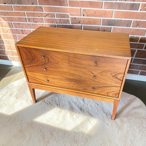 Mid century retro walnut chest - century,