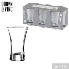 6 Shot Glasses set, 40ml Heavy