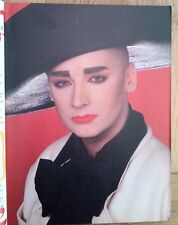 BOY GEORGE (Culture Club) 'black hat' magazine PHOTO/Poster/clipping 11x8 inches