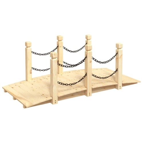 Wooden garden bridge - 5,