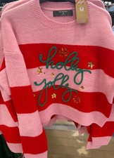 Holly Jolly Knitted Christmas Jumper PRIMARK UK 2XS-XL new tag