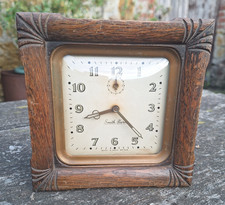 Art Deco style Smith Alarm Clock, clockwork movement in working order. Smiths