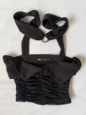 Zara women’s black ruched