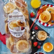 Le Marie Patisserie Pancakes Individually Wrapped Mini American Pancakes 50 Pack