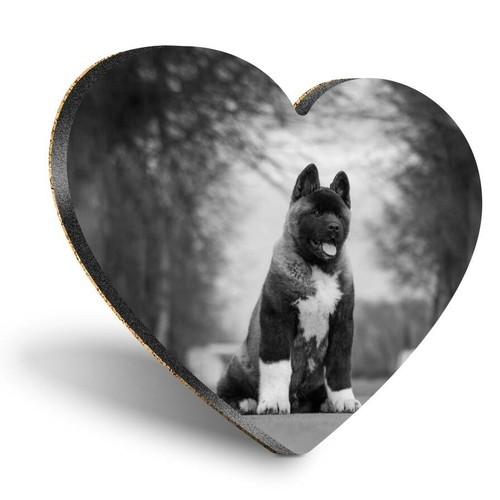 Heart mdf coasters - coasters, bw