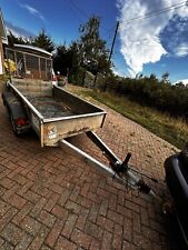 TRAILER  8ft x 4.4ft WITH SIDES TWIN AXLE 250cm x 135cm 750kg