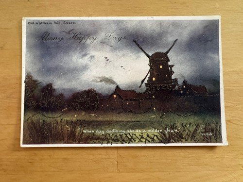 Postcard old mill waltham - postcard,