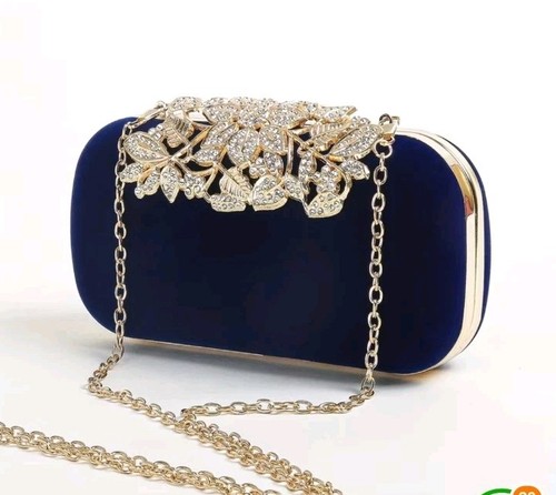 Blue clutch bags - , ladies