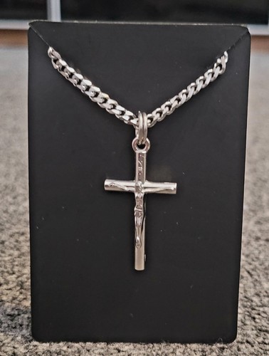 Stainless steel silver chain - silver,
