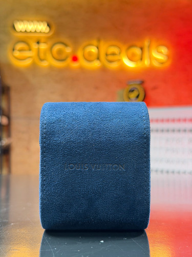 Louis vuitton navy blue suede - louis,