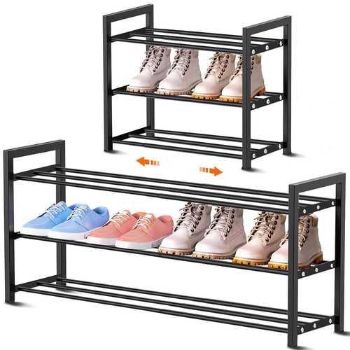 Expandable shoe rack - expandable,