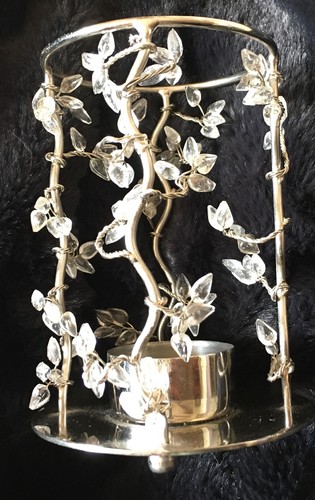 Vintage metal tea light candle - light,