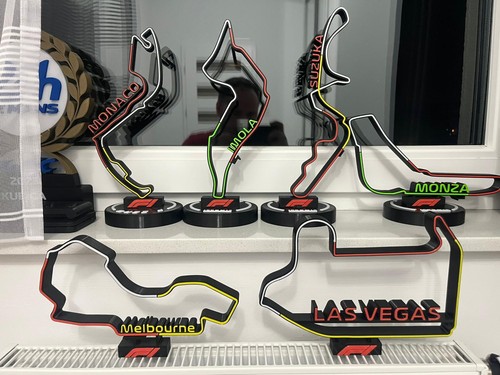 Circuit display trophy - f1,