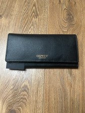 Osprey London Black Leather Purse by Graeme Ellisdon - Women's - New with Tags