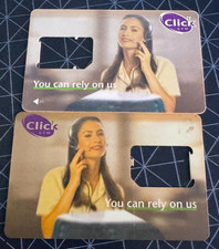 Vintage Cards - 2 x Click GSM