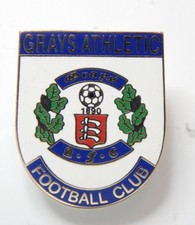 Grays Athletic Football Club Enamel Badge  Non League Football Clubs  