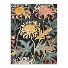 Chrysanthemum Flowers in Bloom