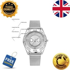 DQG Chronograph Fashion Ladies Watches Women Girls Crystals Bling Watch UK