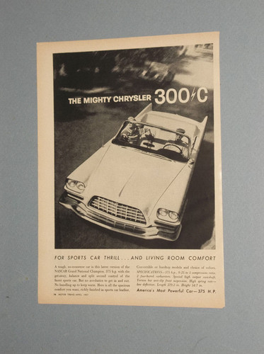 1957 chrysler 300 375 - chrysler, 300-c