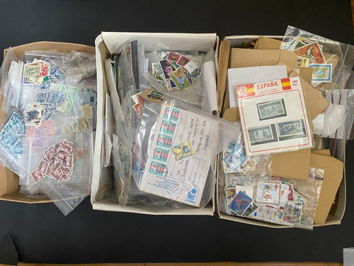 5kg worldwide stamp collection - worldwide,