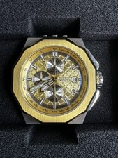 Invicta Akula Chronograph Quartz Gold Dial Men's Watch 47393