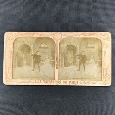 Stereoscope Polyramic viewer card C1860. 'Faust' Les Theatres De Paris