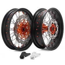 Supermoto spoked wheels - 17",