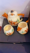 Vintage Fox & Hounds Tea Set by Paramount Pottery Co circa 1940