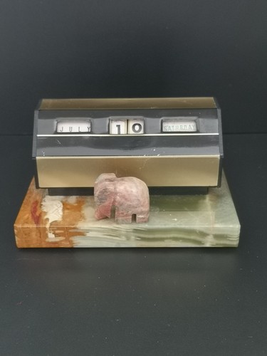 Vintage 1970s marble perpetual - marble,