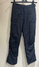 Rab Trousers Size 10 Black Vapour-Rise Pant Fleece Lined Casual