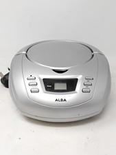 Alba radio boombox - cd, (silver)