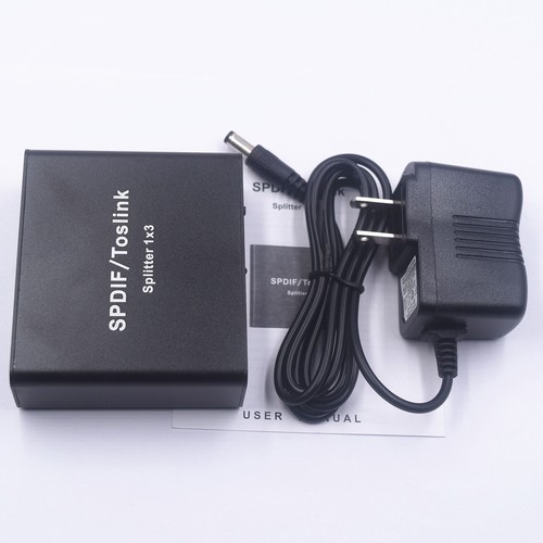 Spdif toslink splitter - splitter, 1x3