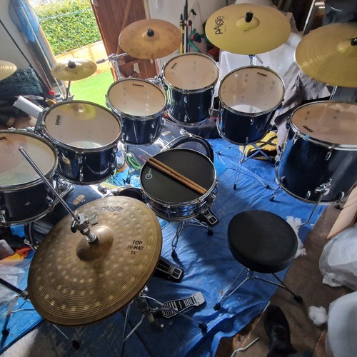 9pc pearl export double bass - double,