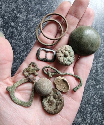 Metal detecting finds - metal,