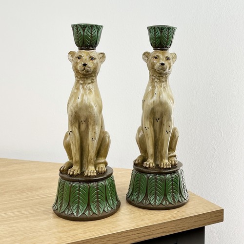 Candle holder set leopard - holder,