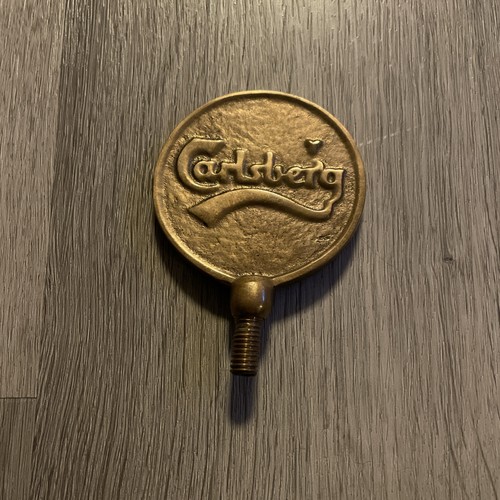 Carlsberg vintage brass tap - carlsberg,