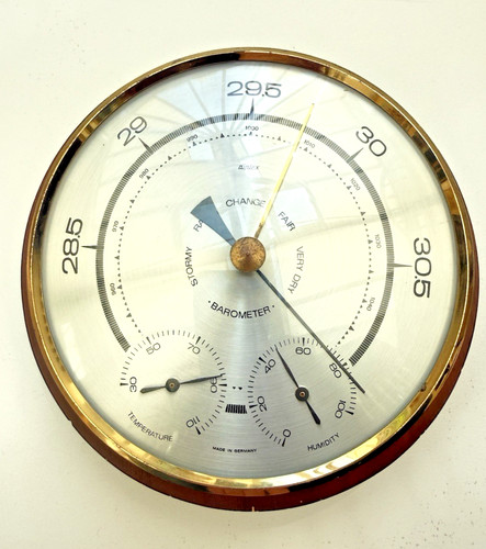 Vintage dinlex brass barometer - vintage,