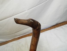 Vintage Carved Dog Head