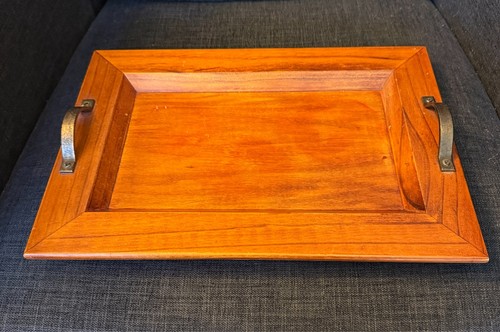 Solid wood serving tray 2 - w,