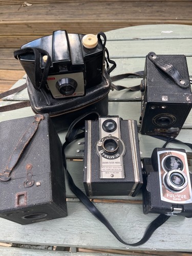 Joblot vintage box and compact