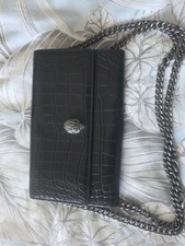 Kurt Geiger Black Croc Print