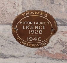 Thames Conservancy Enamel Sign