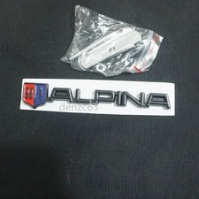 1x Matte Black ALPINA Metal