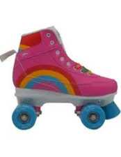 No Fear Retro Quad Skate Girls Pink Size UK 2 EUR 34 US 3 REFCRS7